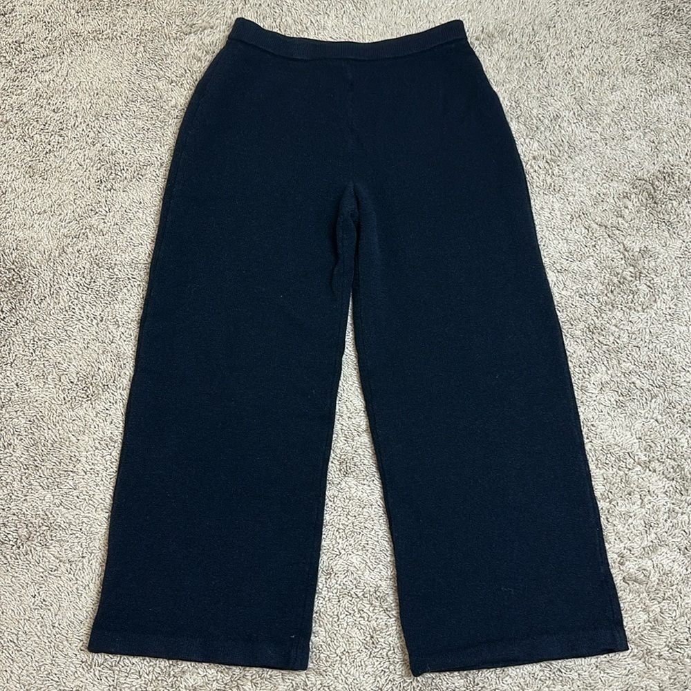 St. John Collection by Marie Gray Women’s Santana Knitted Wide Leg Pants Size 8